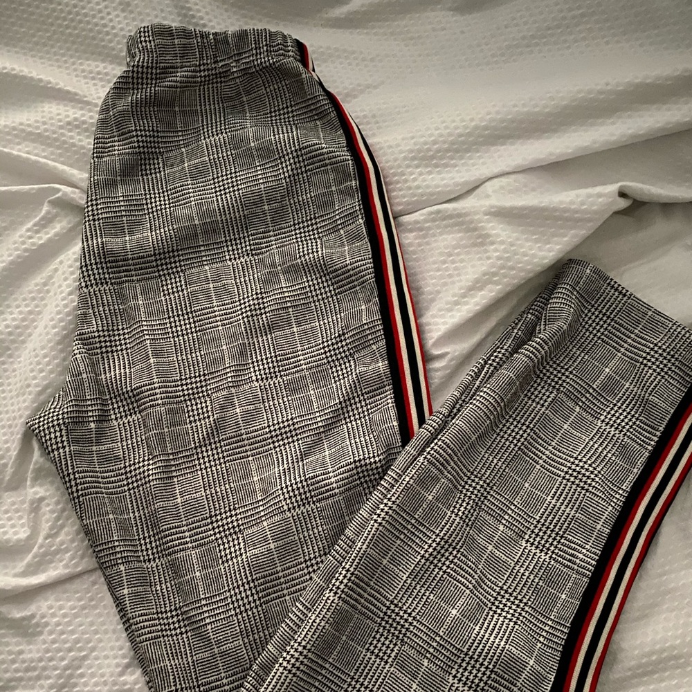 Plaid leggings